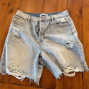 PacSun Light Blue Denim Shorts